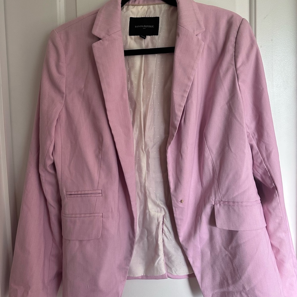 Banana Republic Factory Soft Pink Blazer